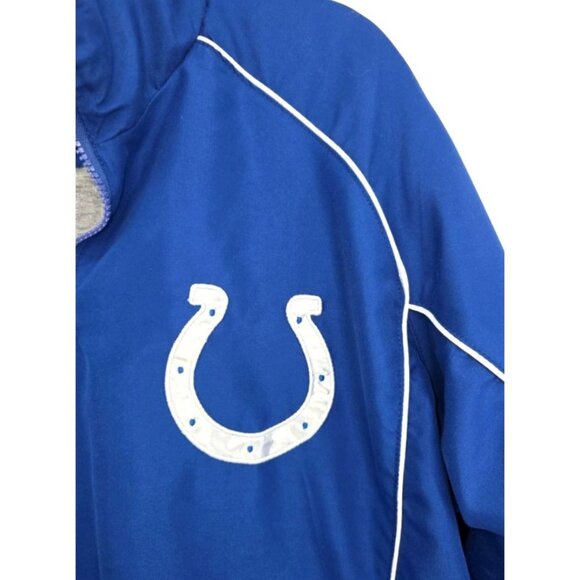 NFL Men's Indianapolis Colts 1/4 Zip Pullover/ Windbreaker/Jacket Size M - Picture 4 of 6
